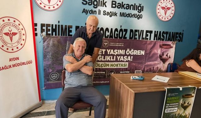 Söke’de vatandaşların hareket yaşı ölçüldü