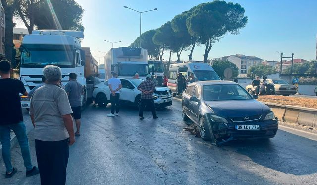 Germencik’te aynı noktada 2 saat arayla iki kaza! Yaralılar var