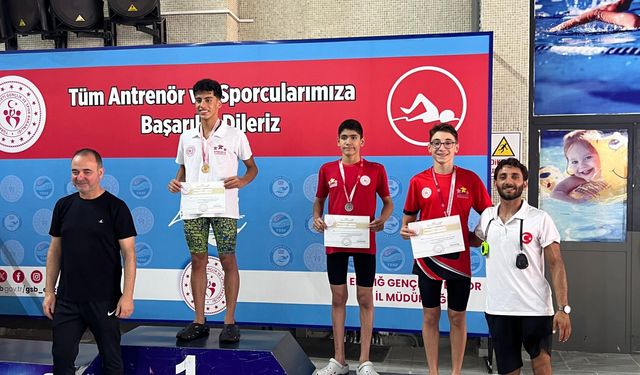 Aydınlı yüzücülerden Türkiye Şampiyonası'nda çifte başarı