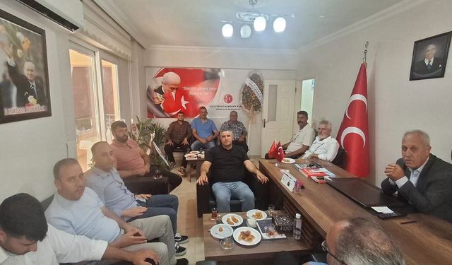 AK Parti’den MHP Didim ilçe teşkilatına ziyaret