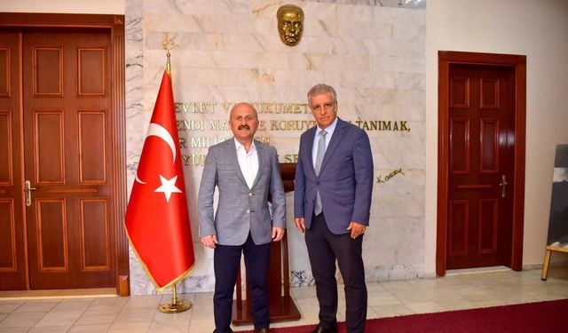Aydın Valisi Dr. Varol’dan Kaymakam Keklik'e ziyaret