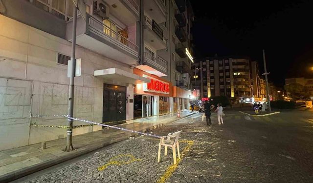 Aydın'da çatıdan kopan beton parçaları korkuttu