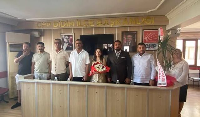 CHP Gençlik kolları Genel Başkanından Didim örgütüne ziyaret