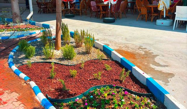 Didim Belediyesi kendi üretimiyle kenti güzelleştiriyor