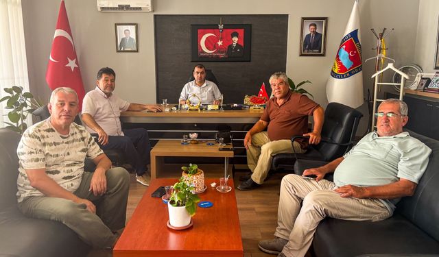 Didim Şoförler Odası Başkanı Şam, okul servis şoförleriyle bir araya geldi