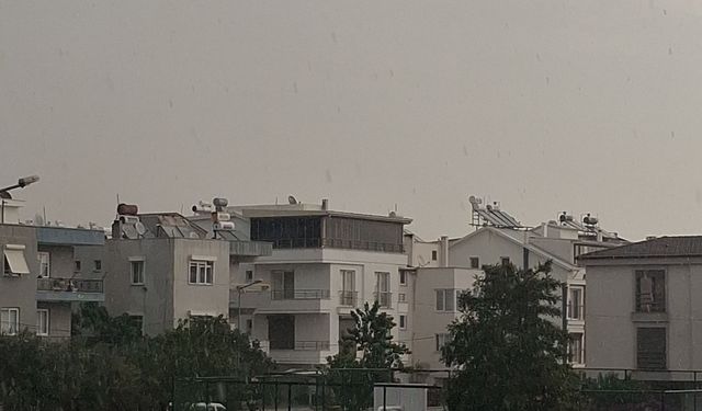 Didim'de Ağustos yağmuru