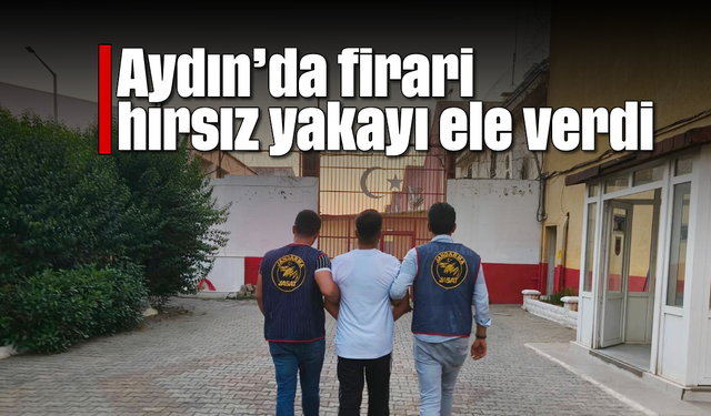 Aydın’da firari hırsız yakayı ele verdi