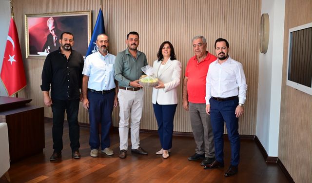 Germencik Ziraat Odası’ndan Çerçioğlu’na incir ziyareti