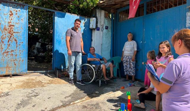 Germencik’te anlamlı destek: Izgar, tekerlekli sandalyesine kavuştu