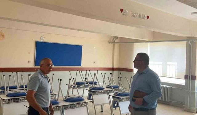 Karacasu’da okullar yeni eğitim yılına hazırlanıyor