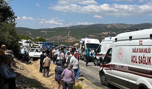 Karacasu'da korkutan kaza: 1'i çocuk 7 yaralı