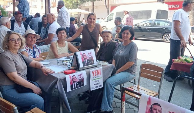 Karacasu’da YENİ Parti üye çalışmalarına devam ediyor