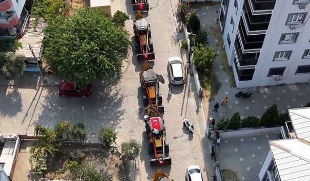 Kepçeci damada kepçeli konvoy: Nazilli'de böyle düğün görülmedi