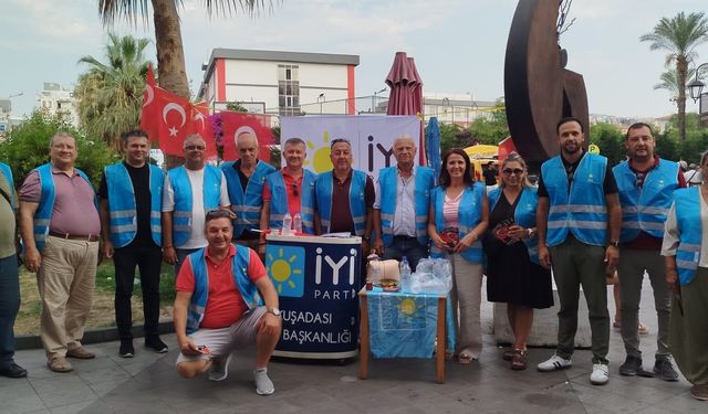 Kuşadası İYİ Parti vatandaşın nabzını sahada tuttu