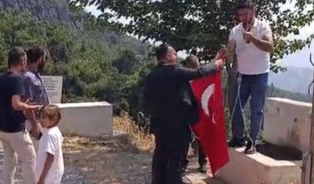 MHP Efeler, yıpranan bayrağa duyarsız kalmadı
