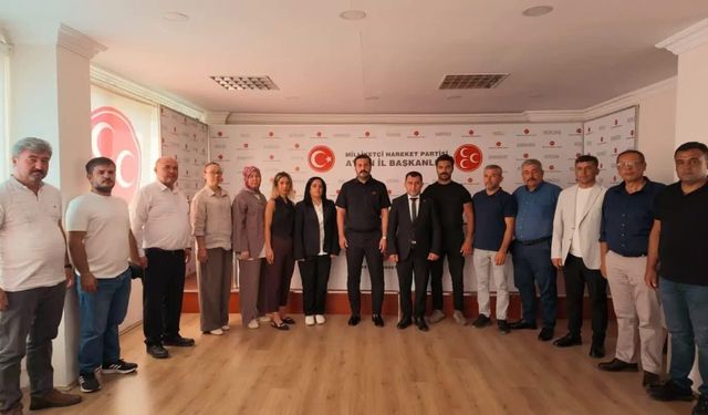 MHP İncirliova’dan Cihangiroğlu’na mazbatalı ziyaret
