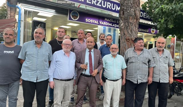 Nazilli Erzurumlular Derneği’nden Cumhurbaşkanı Erdoğan’a yönelik saygısızlığa tepki