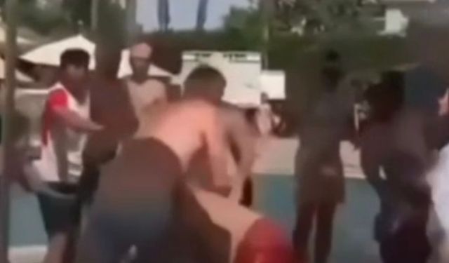 Kuşadası’nda otelde ortalık savaş alanına döndü