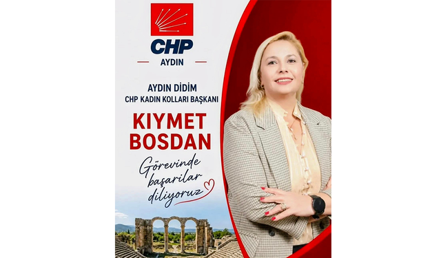 Didim CHP Kadın Kollarında Kıymet Bosdan dönemi