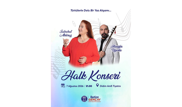 Didim Belediyesi'nden Türkü dolu yaz akşamı