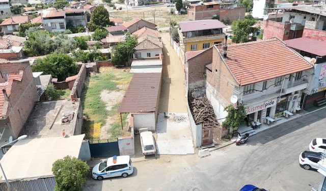 Nazilli'de bir yol daha yenilendi