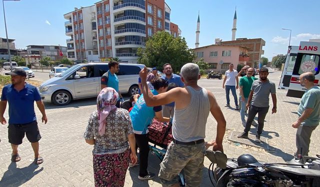 Nazilli’de yine kaza : Motosiklet ile otomobil çarpıştı