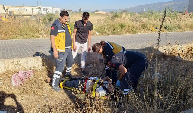 Kontrolü kaybeden sürücü ölümden döndü: Nazilli’de motosiklet kazası: 1 yaralı