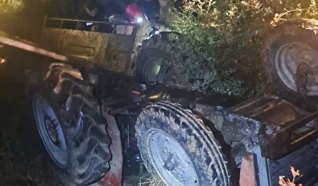 Kahreden kaza: Traktör sürücüsü hayatını kaybetti