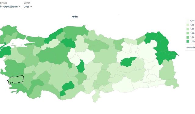 Aydın’da eğitim süresi 16 yıl oldu
