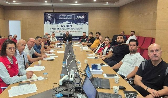 Aydın’da sel ve taşkınlara karşı alınacak önlemler konuşuldu