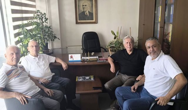 Aydın’da amatör sporda zirve: Eski başkanlardan Altuntaş’a ziyaret