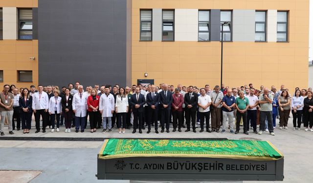Aydın’da sevilen sağlık personeline veda