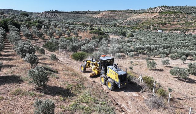 Didim Belediyesinden reform arazilerinde yol çalışması