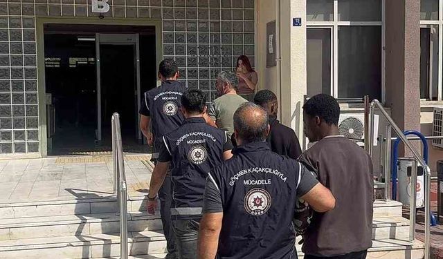Aydın'da 31 düzensiz göçmen yakalandı: 2 tutuklama