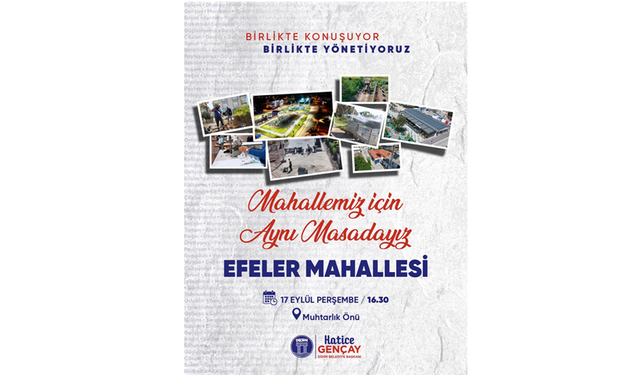 Didim Belediyesi, “Mahallemiz için aynı masadayız” buluşmaları başlatıyor