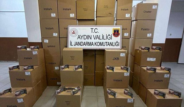 Aydın’da kaçak tütün sevkiyatına jandarma engeli
