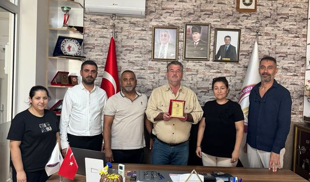 İncirliova’nın Ahisi, plaketle onurlandırıldı