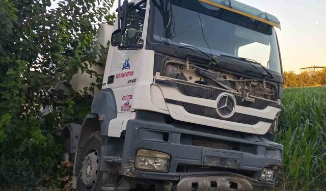 Aydın'da kalp krizi geçiren beton mikserinin sürücüsü hayatını kaybetti