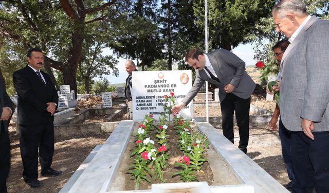 Karacasulu şehit 32. şehadet yıldönümünde anıldı