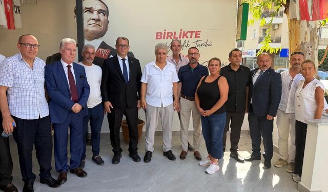 Kaymakam Keklik’ten CHP İlçe Başkanlığı’na iade-i ziyaret
