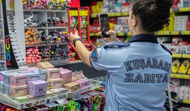 Kuşadası Belediyesi’nden kırtasiyelere sıkı denetim