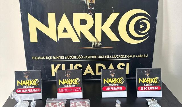 Kuşadası’nda uyuşturucu operasyonu: 2 şüpheli tutuklandı