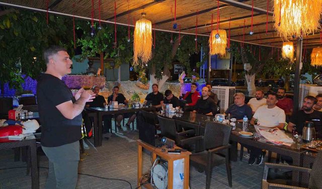 Nazilli’de motosiklet sürücülerine hayat kurtaran eğitim