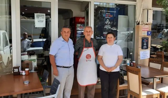 Müdür Sağınç'tan Aydın’ın ahisine tebrik ziyareti