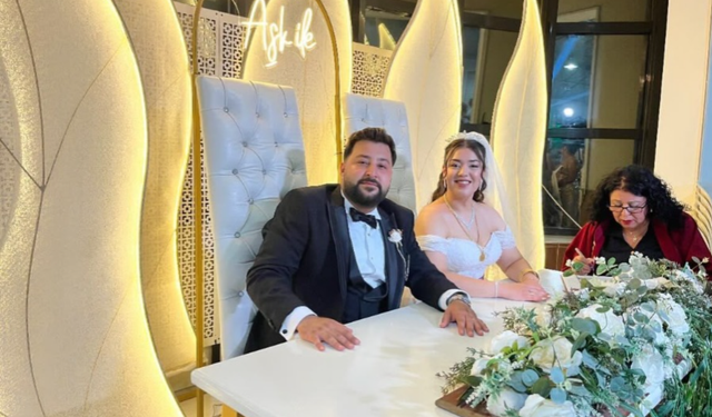 Nazilli’de aşk düğünle taçlandı: Ahmet ve Aleyna dünyaevine girdi
