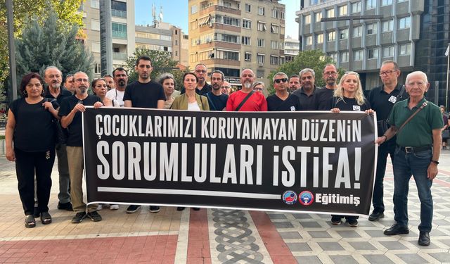 Nazilli’de Eğitim-İş’ten okul çevresindeki silahlı saldırıya tepki
