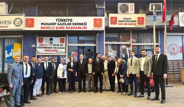 Nazilli’de vefa MHP’den gazilerle anlamlı buluşma