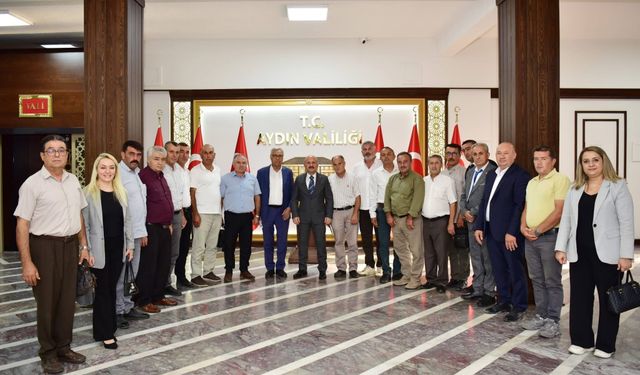 Nazilli’nin tarihi gündeme getirildi : Muhtar Küçük, Vali Varol’a projeyi sundu