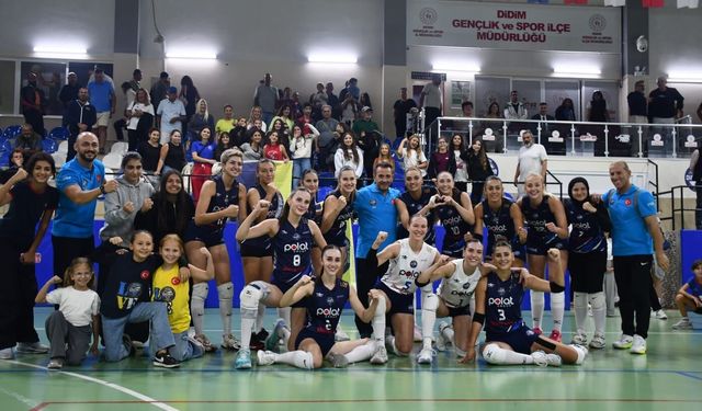 Polat Group Didim Belediyespor evinde galip; 3-0