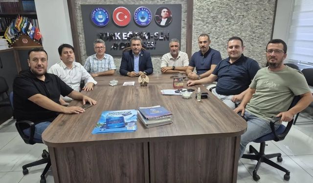 Türk Eğitim-Sen Köşk Temsilciliği’nde görev değişimi